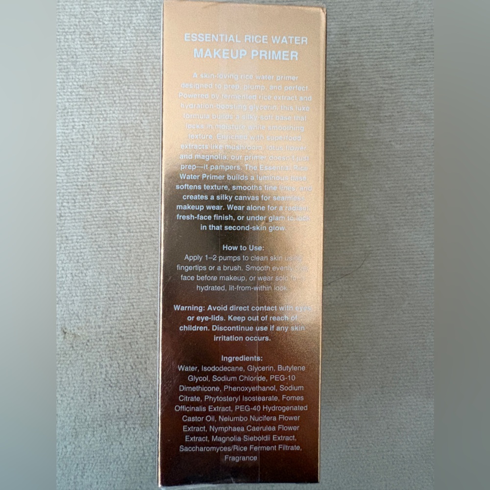 BISHA Essential Rice Water Makeup Primer New In Box - Picture 3 of 6